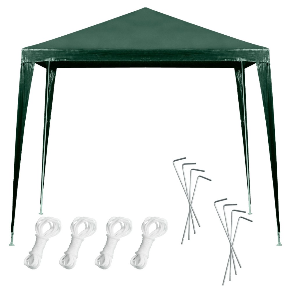 Tent garden party pavilion commercial gazebo green 2.5 x 2.5 m Tent garden party pavilion commercial gazebo green 2.5 x 2.5 m