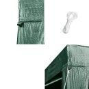 Tente de fête de pavillon de belvédère commercial vert 2,5 x 2,5 m
