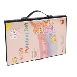 Ensemble peinture coloriage  dans une valise 86 pcs