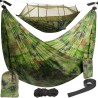 Hamac touristique Santiago Army 260x140cm Filet