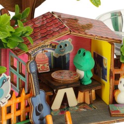 ENSEMBLE CRÉATIF CONSTRUCTION DE CABANE DANS LES ARBRES AVEC ACCESSOIRES
