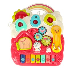  Trotteur interactive educational table 4-in-1 red