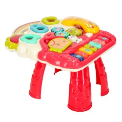  Trotteur interactive educational table 4-in-1 red