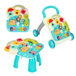 TROTTEUR TABLE ÉDUCATIVE INTERACTIVE  4-in-1 blue
