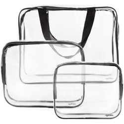 Trousse cosmétique transparente 3en1 Soulima 21448
