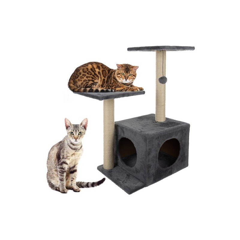 Arbre à chat 71cm gris Purlov 21712