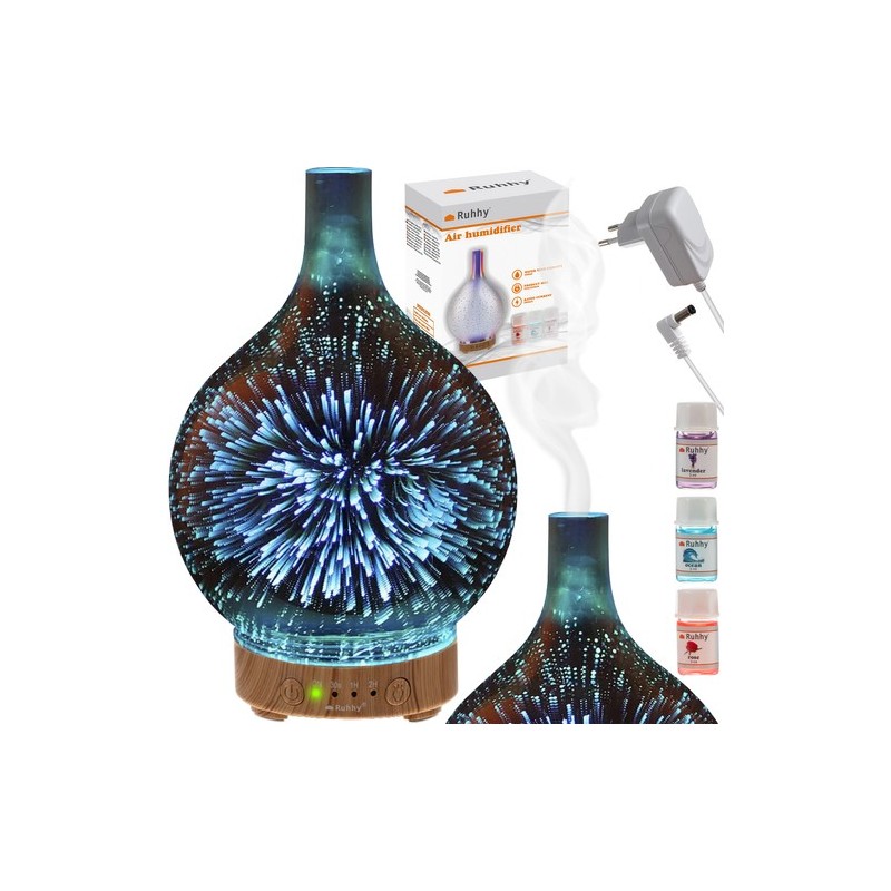 Diffuseur d'arômes - humidificateur 100ml Ruhhy 22356