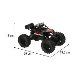 Voiture télécommandée RC REVOLT TG1021 Rock Crawler 4x4 Off-Road Grandes roues Amortissement 2.4GHz Escalade
