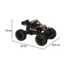 Voiture télécommandée RC REVOLT TG1021 Rock Crawler 4x4 Off-Road Grandes roues Amortissement 2.4GHz Escalade
