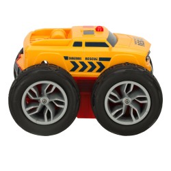 RC Revolt 2 Sided Rescue Racer remote controlled car blue