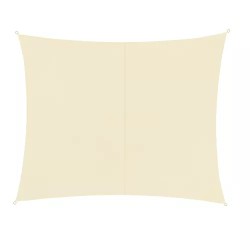 Voile d'ombrage 3x2m - beige