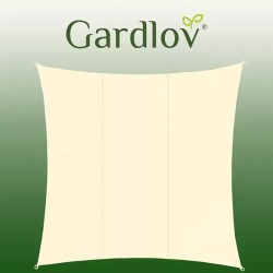 Voile d&39ombrage 3,6x3,6m Gardlov 23165