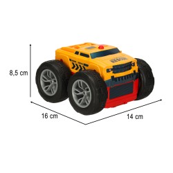 RC Revolt 2 Sided Rescue Racer remote controlled car blue