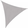 Voile d'ombrage 3x3x3m gris