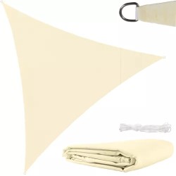 Voile d'ombrage 3x3x3 beige