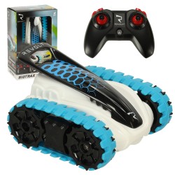 Voiture de piste RC télécommandée REVOLT TG1006 High-Performance Track Racer 2,4 GHz LED Off-Road Range jusqu'à 40m bleu
