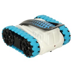 Voiture de piste RC télécommandée REVOLT TG1006 High-Performance Track Racer 2,4 GHz LED Off-Road Range jusqu'à 40m bleu
