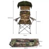 Chaise de pêche &quotPanama&quot camouflage 23672