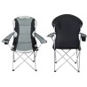 Chaise de pêche noire et grise 23674