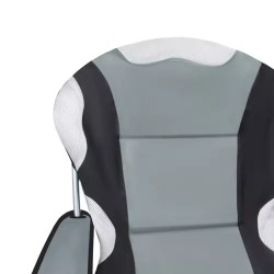 Chaise de pêche noire et grise 23674