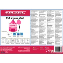 Tente pour enfants rose 23475