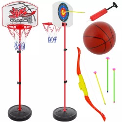 Coffret de jeu de basket-ball + Tir a l'arc enfant 