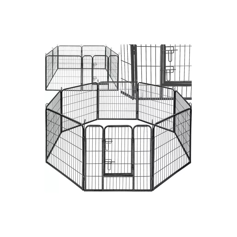 Parc - cage pour animaux 80x80cm Malatec 23769 Parc - cage pour animaux 80x80cm Malatec 23769