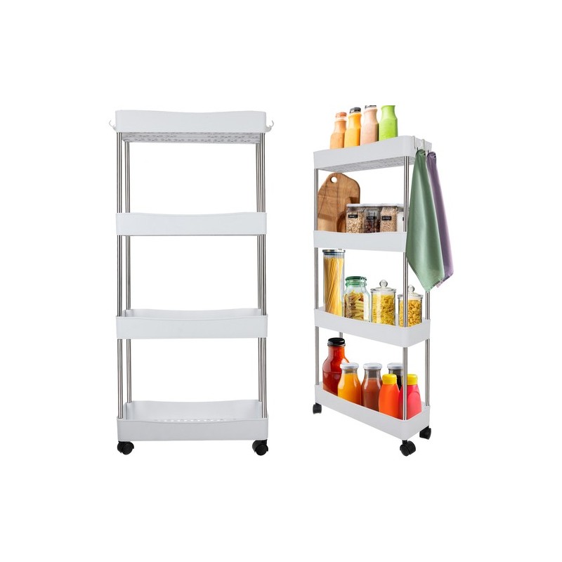 Etagère cuisine/salle de bain sur roulettes Ruhhy 24291 Etagère cuisine/salle de bain sur roulettes Ruhhy 24291