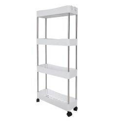 Desserte étagère cuisine/salle de bain sur roulettes Ruhhy 24291