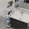 Desserte étagère cuisine/salle de bain sur roulettes Ruhhy 24291