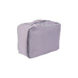 Organisateurs de valises ensemble de voyage 7 pièces accessoires de rangement de vêtements sacs étanches sac à chaussures gris