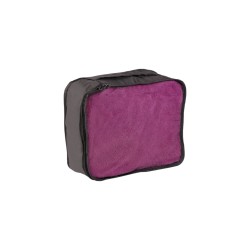 Organisateurs de valises ensemble de voyage 7 pièces accessoires de rangement de vêtements sacs étanches noir
