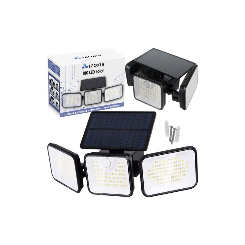 Lampe solaire 180 LED Izoxis 24889