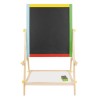 Tableau pour enfant en bois double face 65,5 x 40 x 33 cm + crayons offert