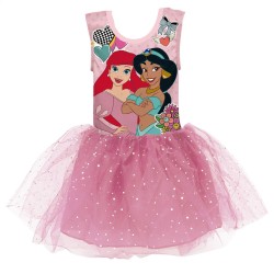 Disney Princess Flower Kids Tulle Ballet Dress 2-6 Years