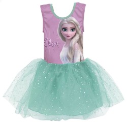 Robe de ballet en tulle pour enfants Disney Frozen Elsa de 4 à 8 ans