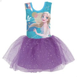 Robe de ballet en tulle pour enfants Disney Frozen Wind 4-8 ans