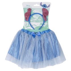 Ensemble jupe et bandeau scintillants pour enfants Disney Lilo et Stitch