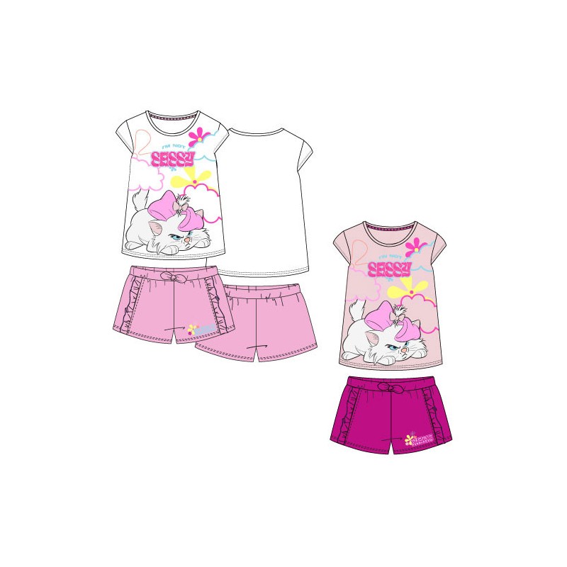 Disney Marie Sessy kitten 2-piece set 3-6 years