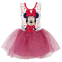 Robe de ballet Disney Minnie Heart pour enfants de 2 à 6 ans