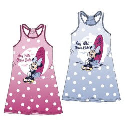 Robe d'été Disney Minnie Ocean pour enfants de 3 à 8 ans