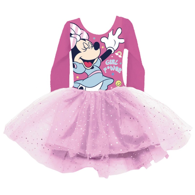 Robe de ballet Disney Minnie Star pour enfants de 2 à 6 ans