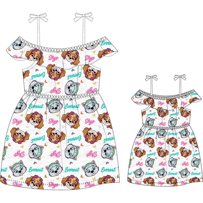 Paw Patrol children's summer dress 98-128 cm