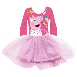 Robe de ballet Peppa Pig Ice Cream pour enfants de 2 à 6 ans