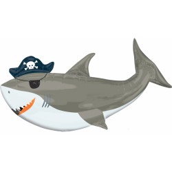 Anniversaire Ahoy Anniversaire Requin Ahoy Anniversaire Requin, ballon aluminium requin 104 cm