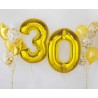 Number Gold Gold number 0 foil balloon 92 cm