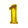 Number Gold Gold Number 1 Foil Balloon 92 cm