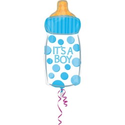 Baby Boy Bottle, Foil Balloon 58 cm