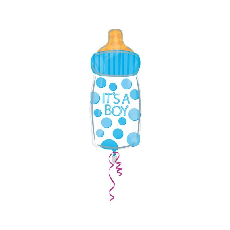 Baby Boy Bottle, Foil Balloon 58 cm