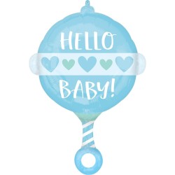 Ballon aluminium bébé garçon 60 cm